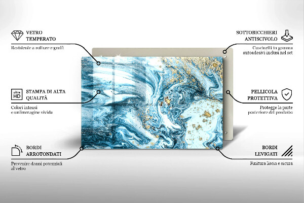 Piatto per candele con struttura dorata