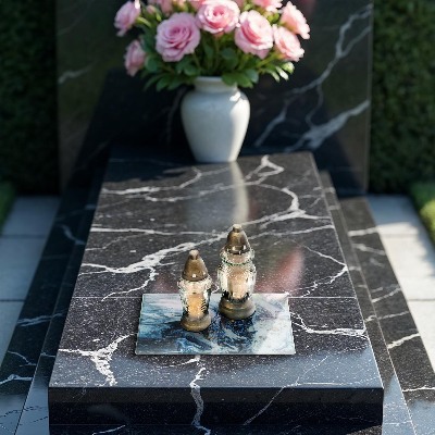 Piatto per candele con struttura dorata