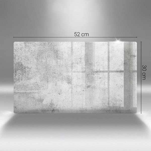 Piastra in vetro per candele tombali con struttura in cemento