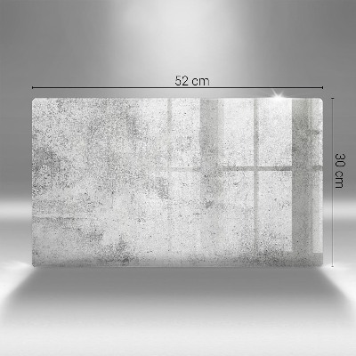 Piastra in vetro per candele tombali con struttura in cemento