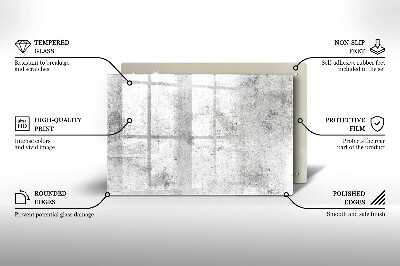Piastra in vetro per candele tombali con struttura in cemento