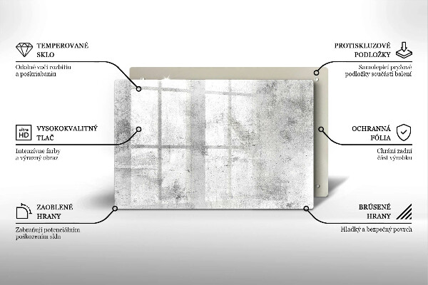 Piastra in vetro per candele tombali con struttura in cemento