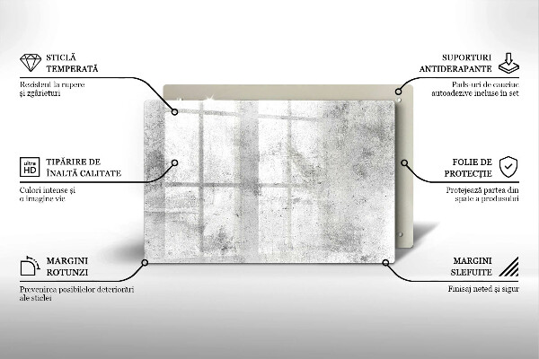 Piastra in vetro per candele tombali con struttura in cemento