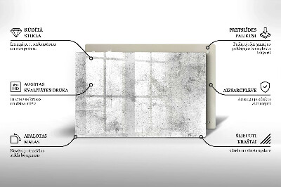Piastra in vetro per candele tombali con struttura in cemento