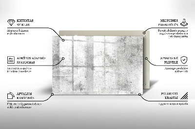 Piastra in vetro per candele tombali con struttura in cemento