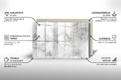 Piastra in vetro per candele tombali con struttura in cemento