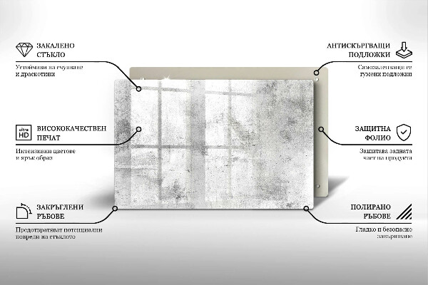 Piastra in vetro per candele tombali con struttura in cemento