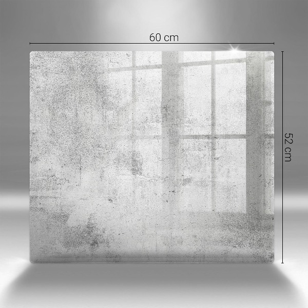 Piastra in vetro per candele tombali con struttura in cemento