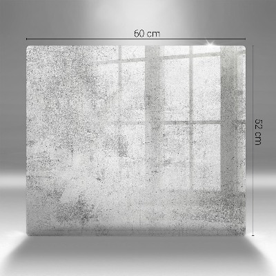 Piastra in vetro per candele tombali con struttura in cemento