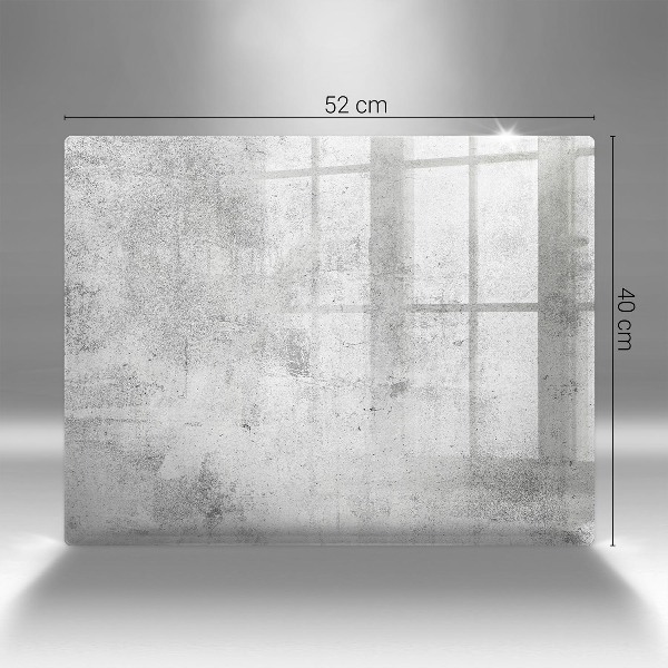 Piastra in vetro per candele tombali con struttura in cemento