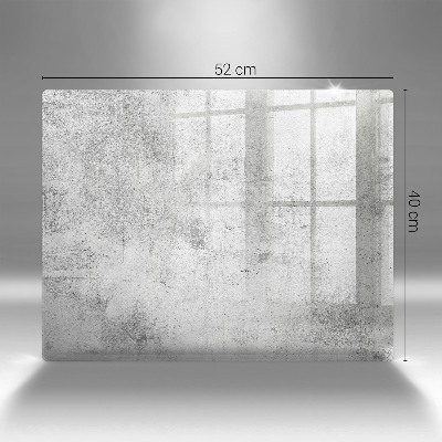 Piastra in vetro per candele tombali con struttura in cemento