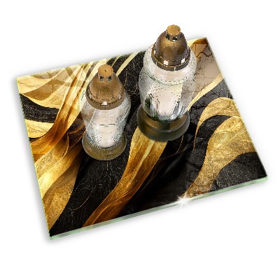 Piatto per candele con motivo astratto elegante