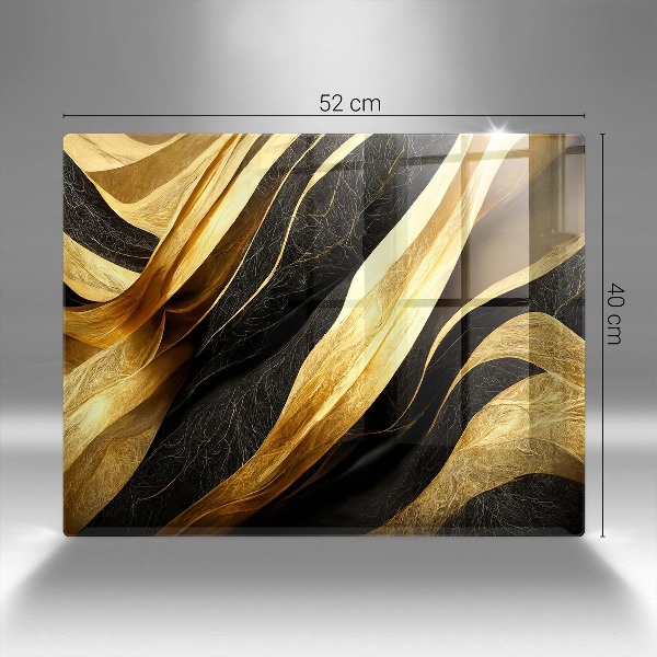 Piatto per candele con motivo astratto elegante