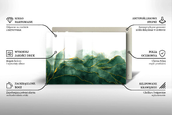 Piastra in vetro per candele tombali con motivo 