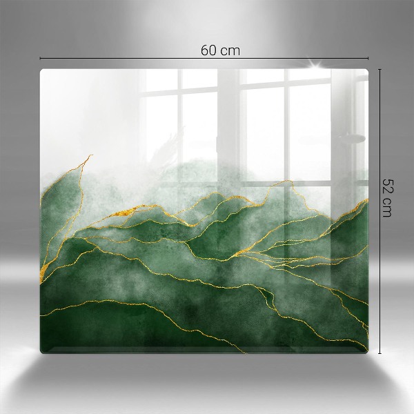 Piastra in vetro per candele tombali con motivo 