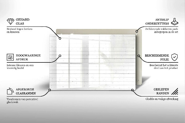 Piatto per candele con pannelli luminosi in stile moderno
