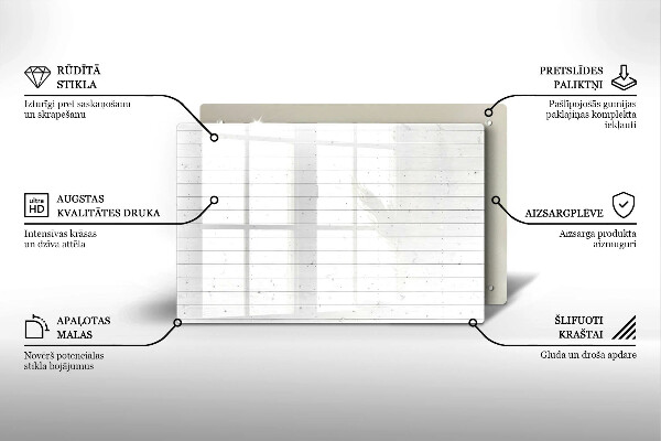 Piatto per candele con pannelli luminosi in stile moderno