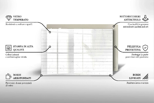 Piatto per candele con pannelli luminosi in stile moderno
