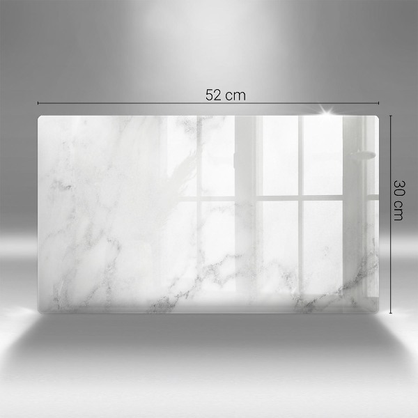 Piastra in vetro per candele tombali con motivo marmo moderno