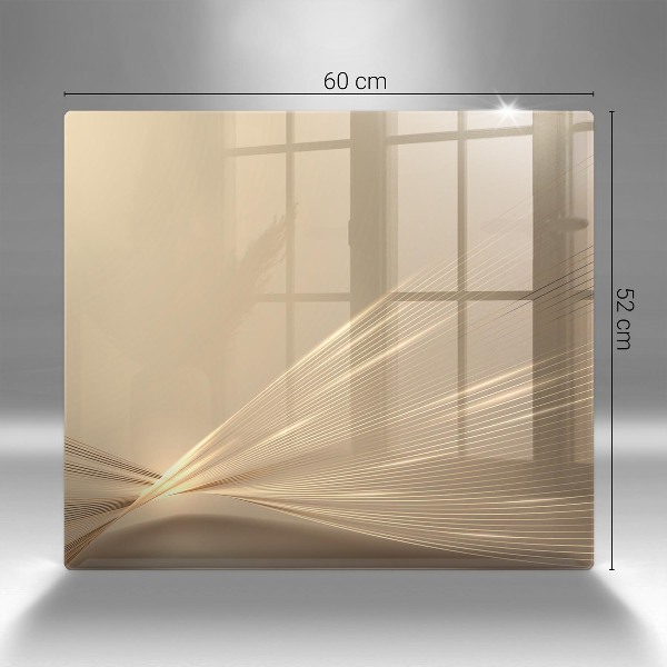 Piatto per candele con motivo ad astrazione moderna