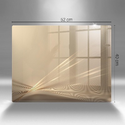 Piatto per candele con motivo ad astrazione moderna