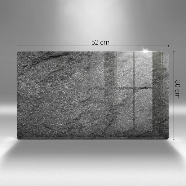 Piatto per candele con finitura in effetto pietra