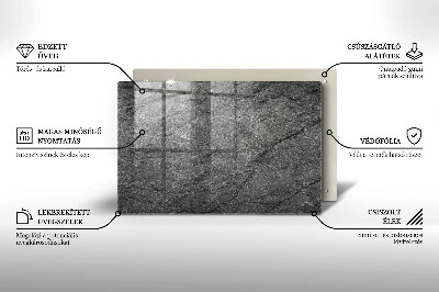 Piatto per candele con finitura in effetto pietra