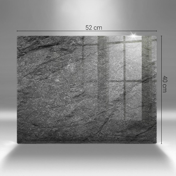 Piatto per candele con finitura in effetto pietra