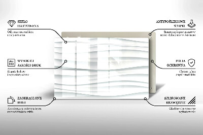Piatto per candele con design moderno