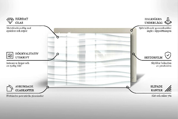 Piatto per candele con design moderno