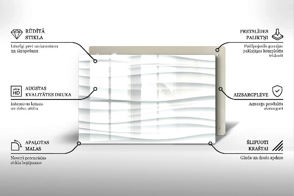 Piatto per candele con design moderno