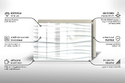 Piatto per candele con design moderno