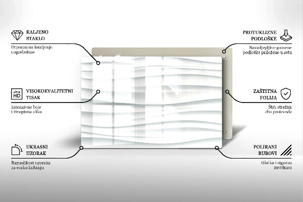 Piatto per candele con design moderno