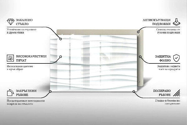 Piatto per candele con design moderno