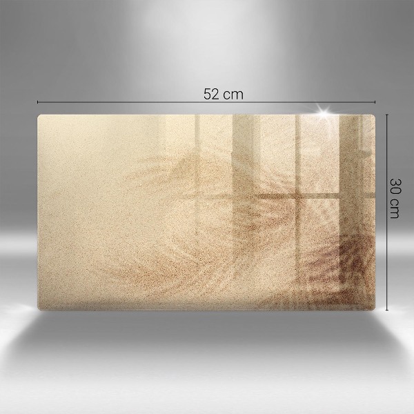 Piatto per candele in colore sabbia