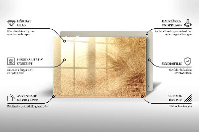 Piatto per candele in colore sabbia