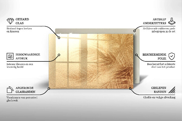 Piatto per candele in colore sabbia