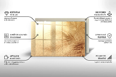 Piatto per candele in colore sabbia