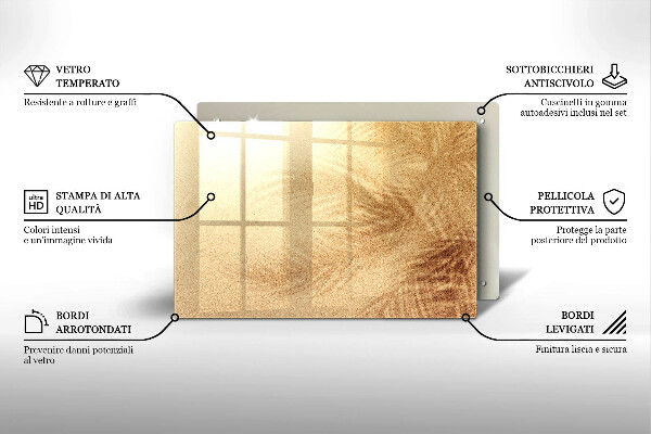 Piatto per candele in colore sabbia