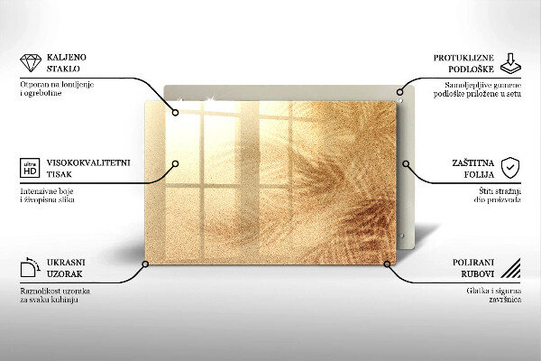 Piatto per candele in colore sabbia