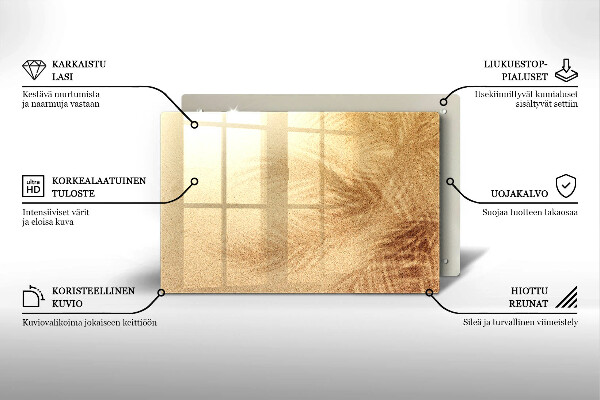 Piatto per candele in colore sabbia