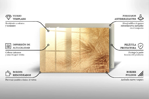 Piatto per candele in colore sabbia