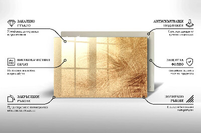 Piatto per candele in colore sabbia