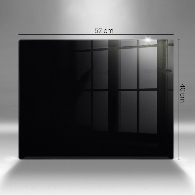 Piastra in vetro per candele tombali di colore nero