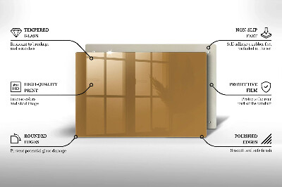 Piatto per candele di colore beige