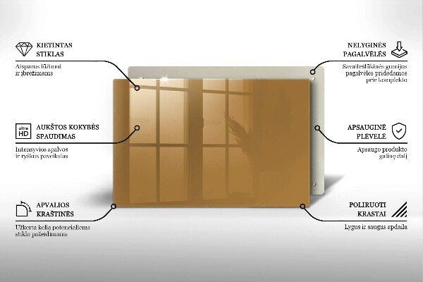 Piatto per candele di colore beige