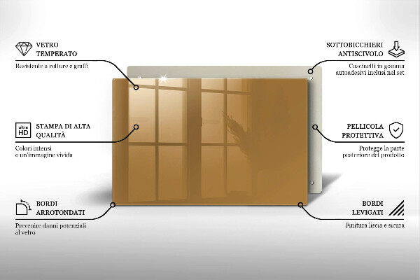 Piatto per candele di colore beige