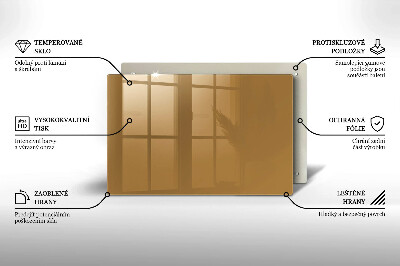 Piatto per candele di colore beige