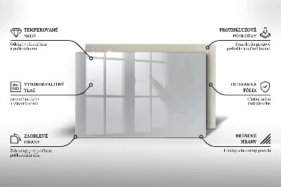 Piastra in vetro per candele tombali in colore grigio