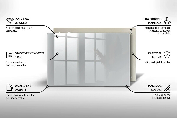 Piastra in vetro per candele tombali in colore grigio